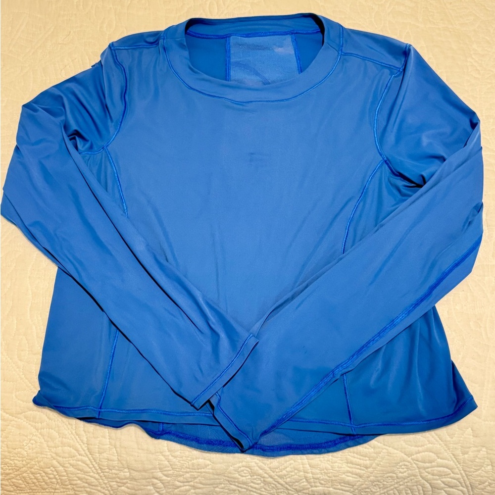 Lululemon Women's Blue Long Sleeve Top